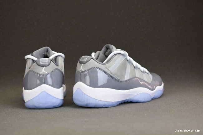 Grey Jordan Cool Low 11 Air 528895-003 0820